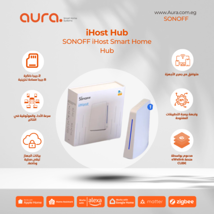SONOFF iHost Smart Home Hub AIBridge – خادم خاص محلي (4GB/8GB) لنظام المنزل الذكي