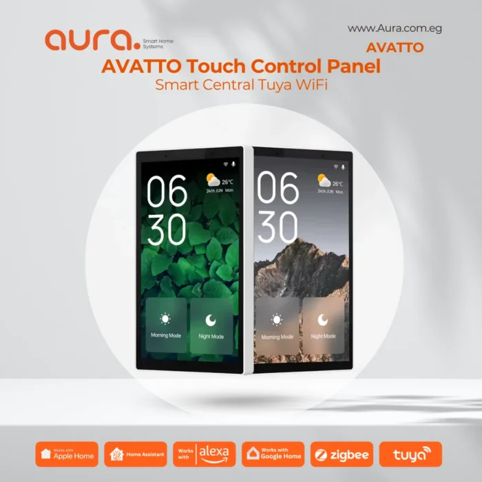 AVATTO Tuya WiFi Touch Interaction Center Control Panel 5 Inch