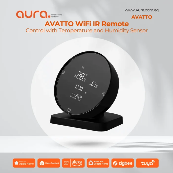 AVATTO Tuya WiFi IR Remote Control with Temperature & Humidity Sensor