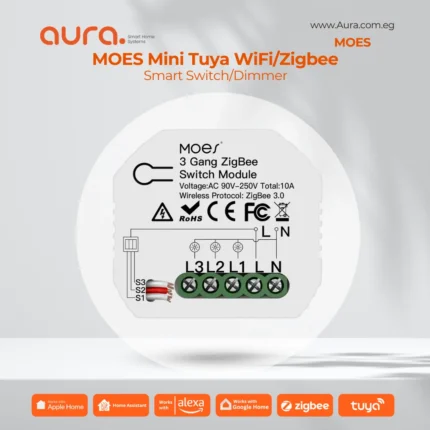 MOES Mini Tuya WiFiZigbee Smart SwitchDimmer