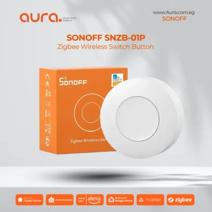SONOFF SNZB-01P Zigbee Wireless Smart Switch – زر ذكي متعدد الوظائف للتحكم في الأجهزة والمشاهد المنزلية
